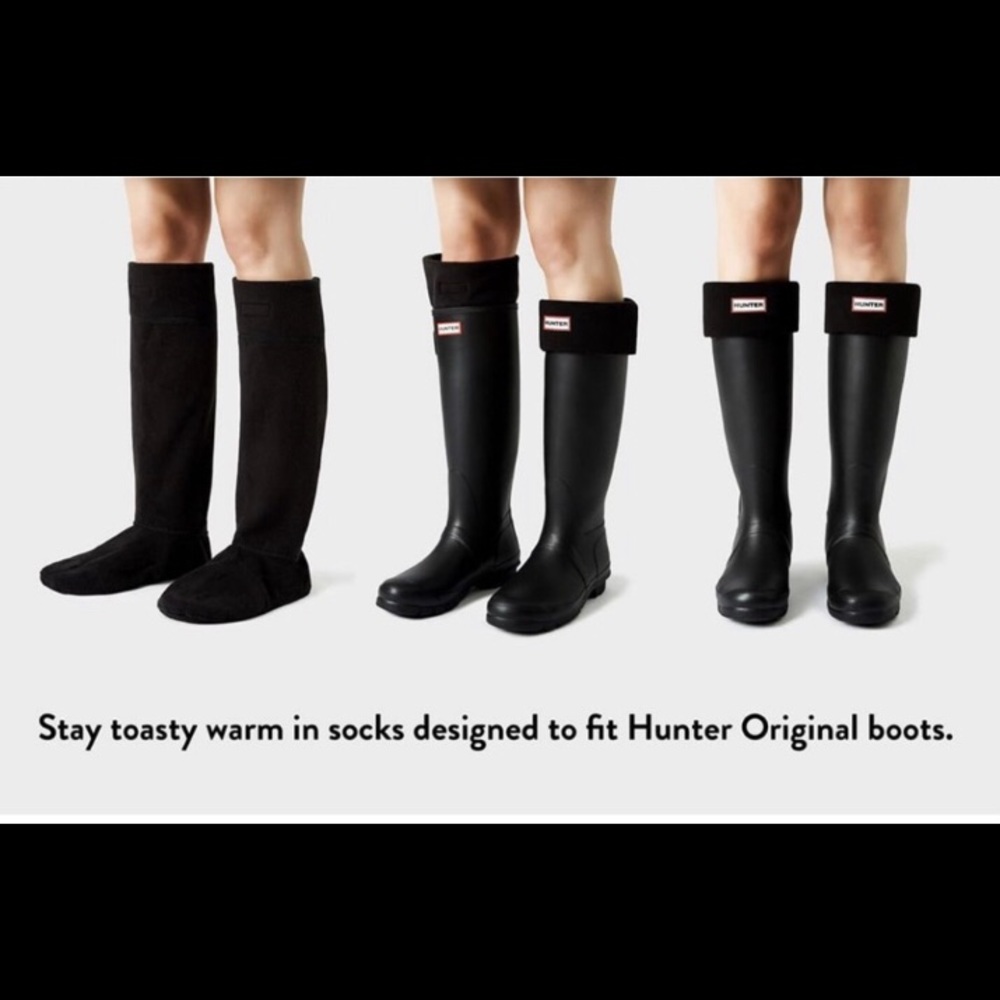 Matte black Hunter Boots